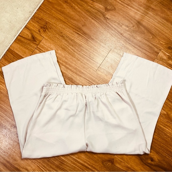 H&H Harmony & Havoc women’s crop wide leg pull on front tie pants pockets Sz 12 - Picture 4 of 8